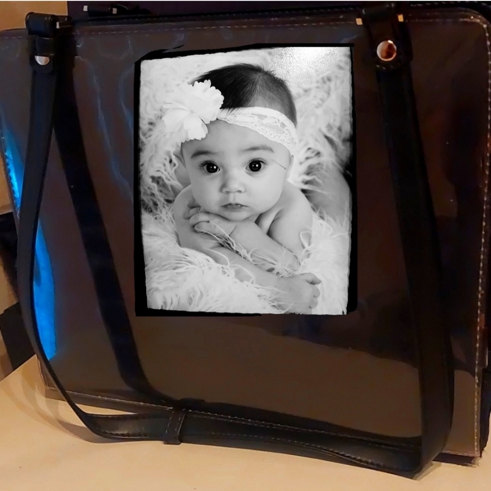 Black Photo Shoulder Bag NWOT